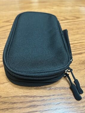 Compact Black Double-Zip Travel Pouch
NWOT Unbranded